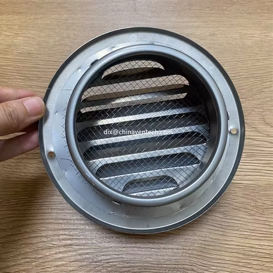 HVAC System Outdoor Weather Louver Round Air Vent Cap