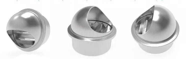 Vent Cap Air Conditioning Stainless Steel HVAC Waterproof Mesh Wall Air Vent Cap Cover