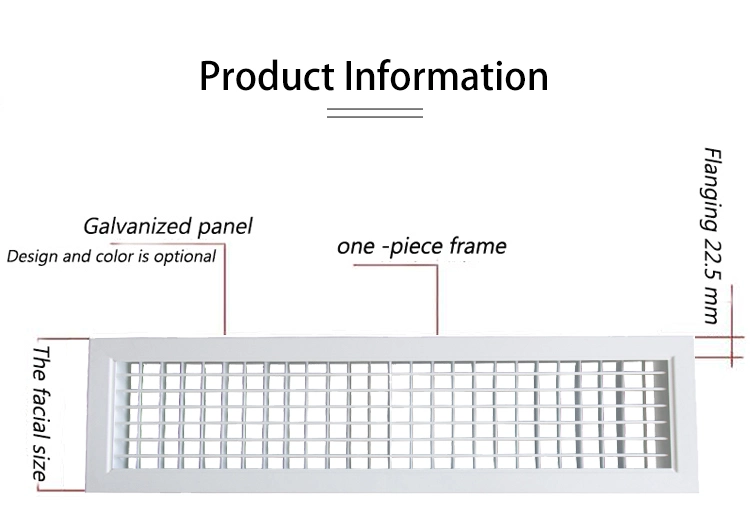 HVAC Air Conditioning Grille Thermal Ventilation Unit Adjustable Air Vent