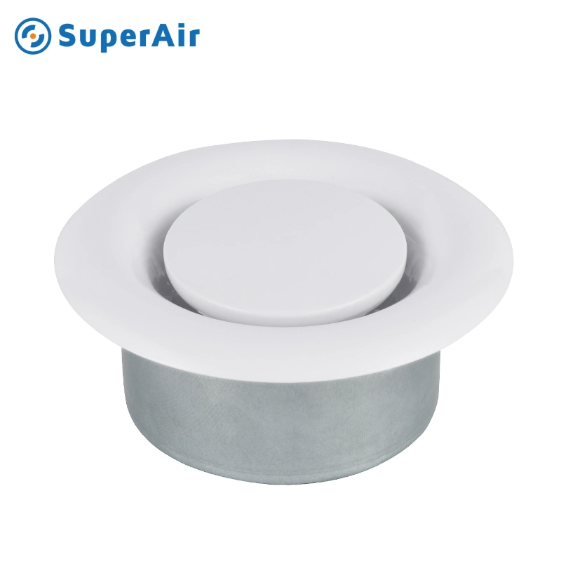 Good Sell Stainless Steel Vent with Brushed Finish Stainless Steel Valve Adjustable Ceiling Mounted Metal Supply Air Valve Grille