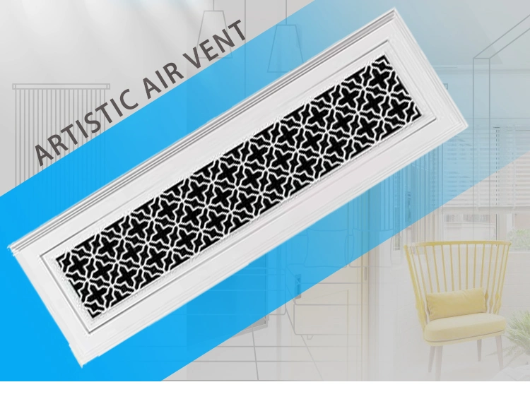 Ventilation Outlet Air Vent Grills Ventilation Ceiling Grilles PVC Adjustable Louver Air Outlet Return with Light