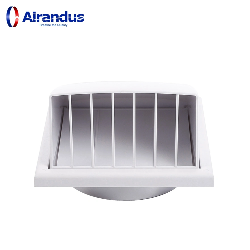 HVAC Adjustable Factory Manufacture High Quality Wall Square White Plastic Air Vent for Ventilation