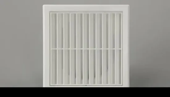 HVAC 고정 루버, 알루미늄 및 플라스틱 재질의 바닥 공기 순환 그릴
